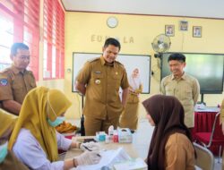 Bupati Bantaeng Tinjau Skrining Kesehatan Pelajar, Upaya Cegah Penyakit Sejak Dini