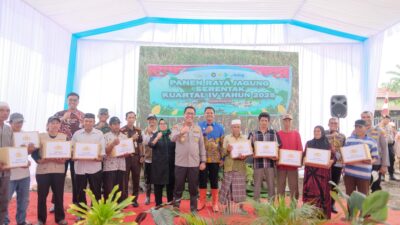Bupati Bantaeng Dampingi Kapolda Sulsel Hadiri Panen Raya Jagung Serentak