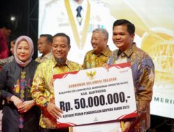 Raih Penghargaan Adipura, Bupati Bantaeng Terima Apresiasi Pemprov Sulsel