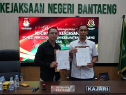 KPU Bantaeng Gandeng Kejari, Perkuat Pengawasan dan Kepastian Hukum Penyelenggaraan Pemilu