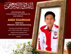 Kabar Duka, Sekretaris Pemuda LIRA Bantaeng Andi Diarman Tutup Usia